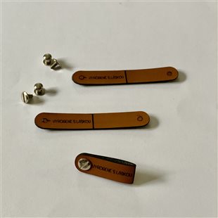 Dekoračný štítok 70x12mm